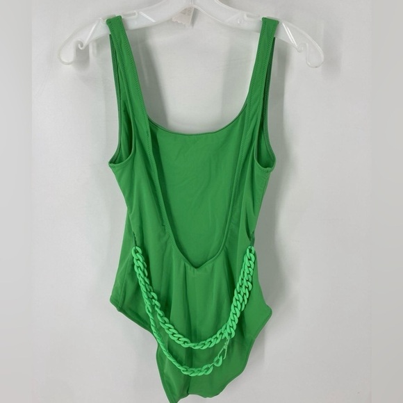 SOLID & STRIPED anne marie belted one piece swimsuit in parakeet Small NWT - Picture 4 of 4